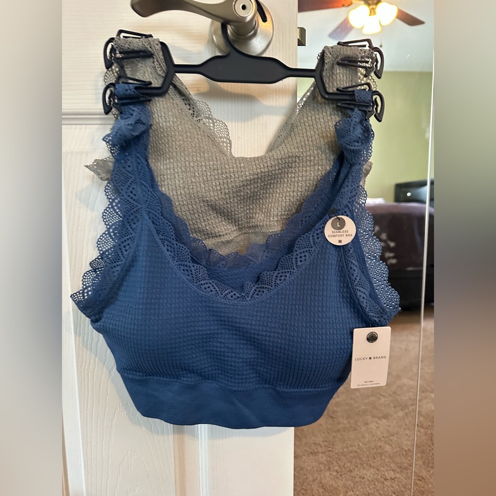 Lucky Brand bras two pack lightly padded bralette type